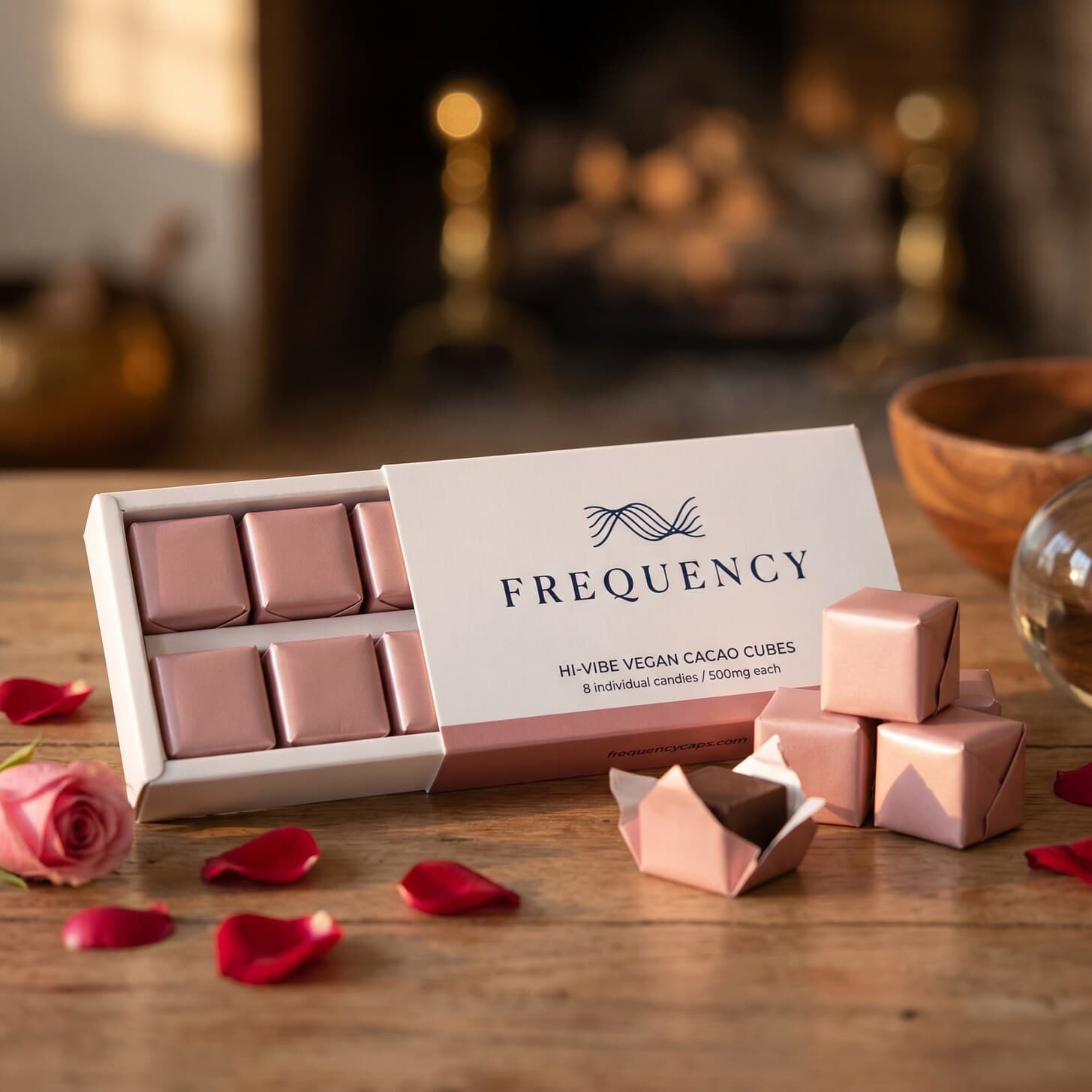 Cacao Cubes — Rose